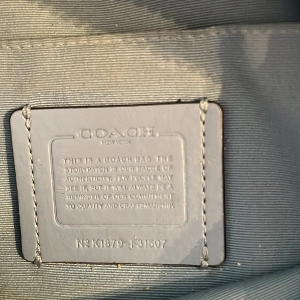 Coach leather crossbody purse
